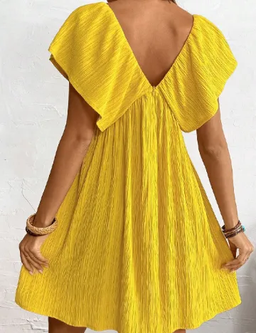 Rochie scurta SHEIN, galben