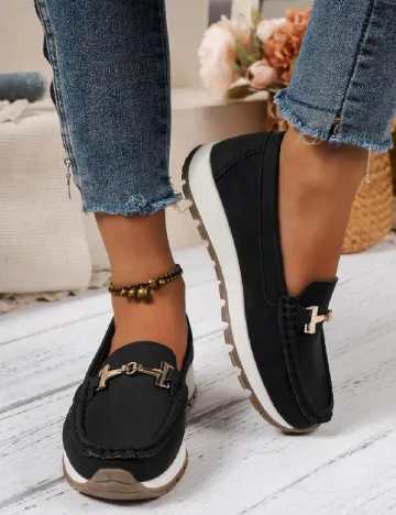 Mocasini SHEIN, negru