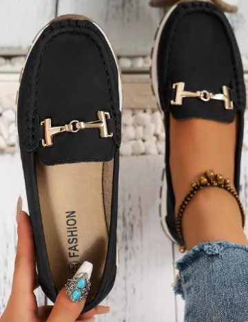 Mocasini SHEIN, negru