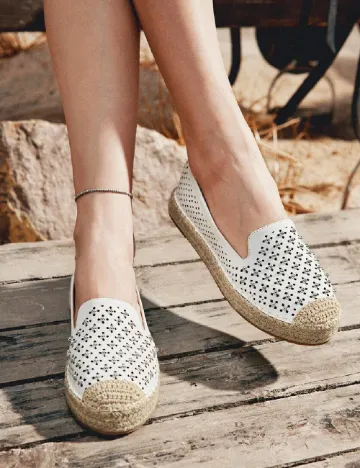 Espadrile SHEIN, alb