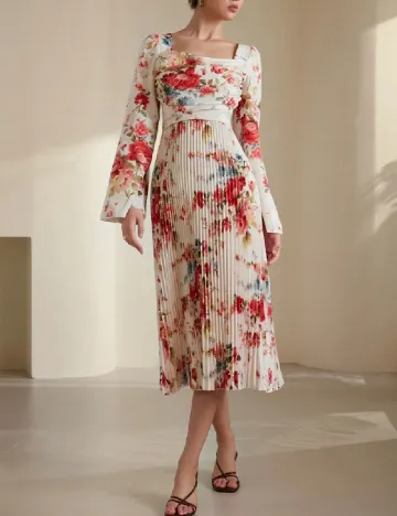 Rochie medie SHEIN, floral print