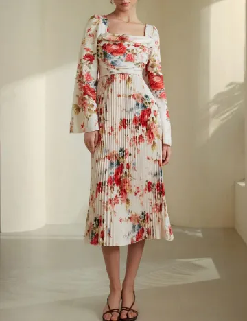 Rochie medie SHEIN, floral print