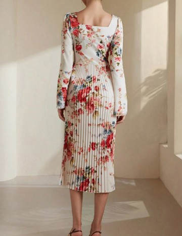 Rochie medie SHEIN, floral print