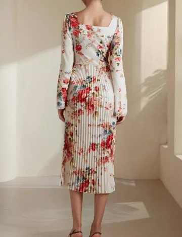 Rochie medie SHEIN, floral print
