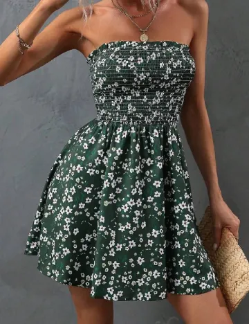 Rochie scurta SHEIN, verde