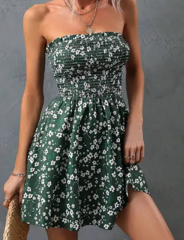 Rochie scurta SHEIN, verde