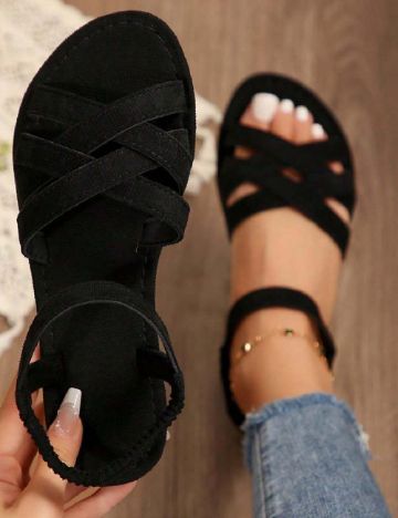 Sandale SHEIN, negru