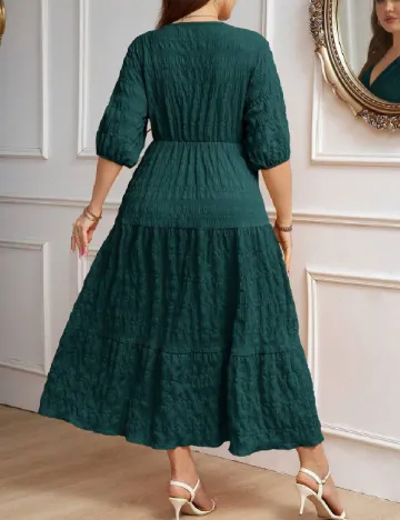 Rochie lunga SHEIN CURVE, verde
