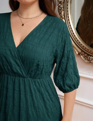 Rochie lunga SHEIN CURVE, verde