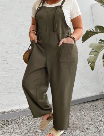 Salopeta SHEIN CURVE, verde