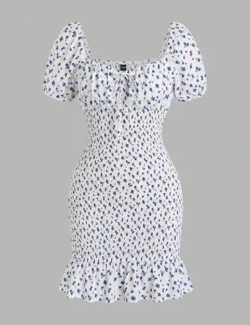 Rochie scurta SHEIN, alb