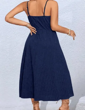 Rochie medie SHEIN CURVE, bleumarin