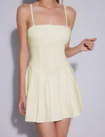Rochie scurta Forever 21, ecru