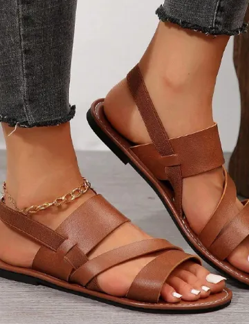Sandale SHEIN, maro
