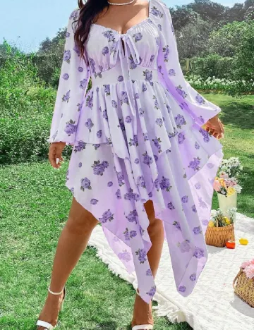 Rochie medie SHEIN CURVE, mov