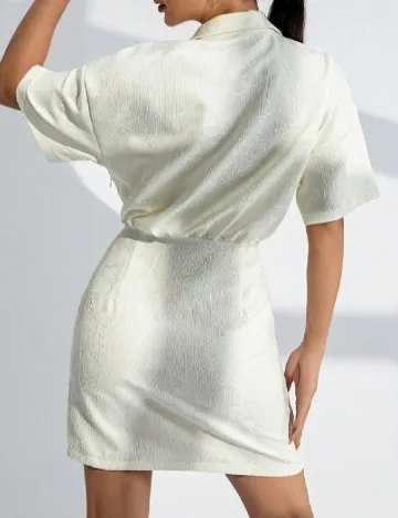 Rochie scurta SHEIN, ecru