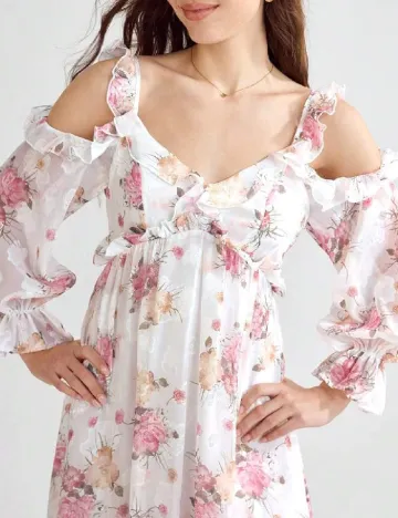 Rochie medie SHEIN, floral print