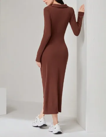 Rochie medie SHEIN, maro