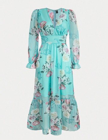Rochie lunga SHEIN, albastru