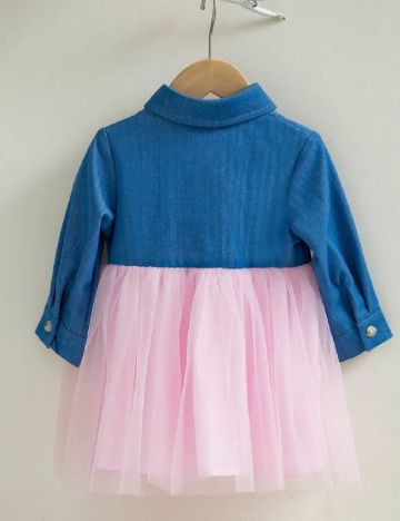 Rochie Shein Kids, roz/albastru