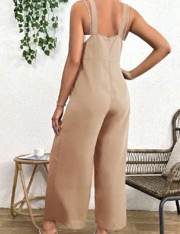 Salopeta SHEIN Maternity, crem