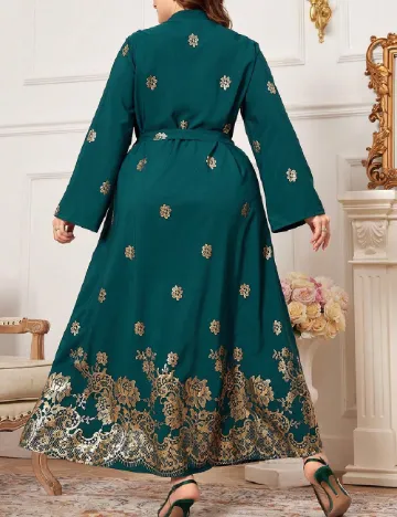 Rochie lunga SHEIN CURVE, verde