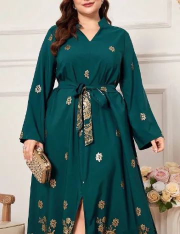 Rochie lunga SHEIN CURVE, verde