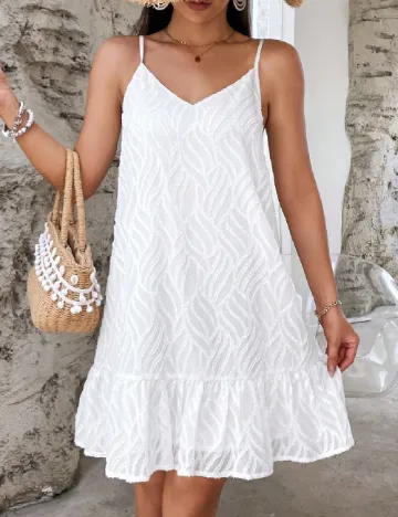 Rochie scurta SHEIN, alb