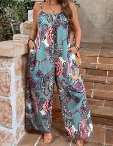 Salopeta SHEIN CURVE, mix culori