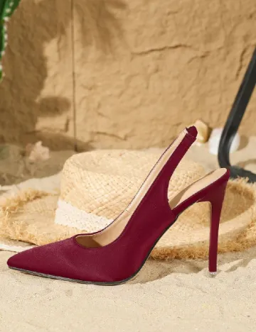 Pantofi SHEIN, visiniu