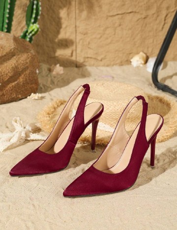 Pantofi SHEIN, visiniu