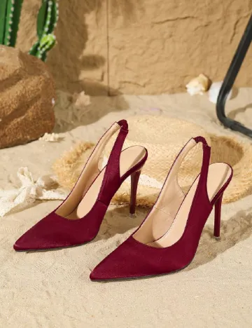 Pantofi SHEIN, visiniu