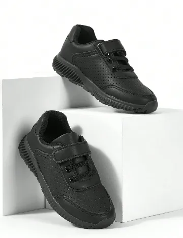 Adidasi Shein Kids, negru