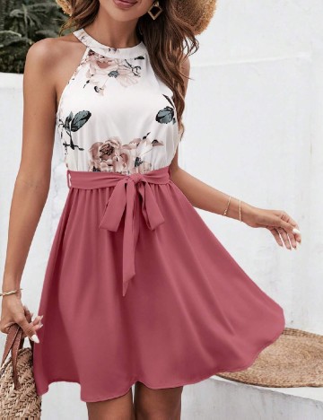 Rochie scurta SHEIN, roz