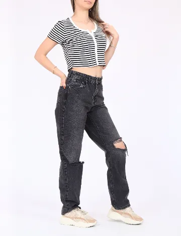 Top Reserved, alb/negru