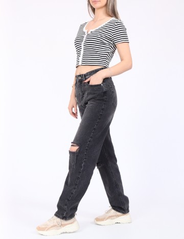 Top Reserved, alb/negru