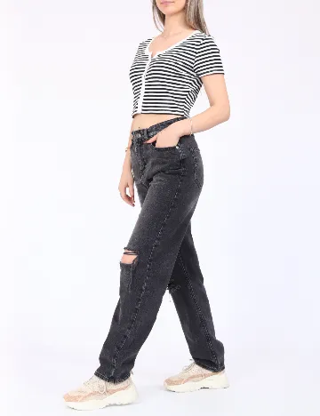 Top Reserved, alb/negru