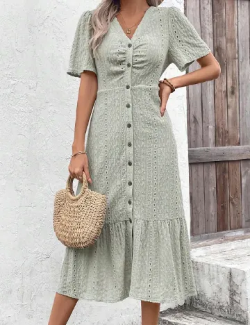 Rochie medie SHEIN, verde