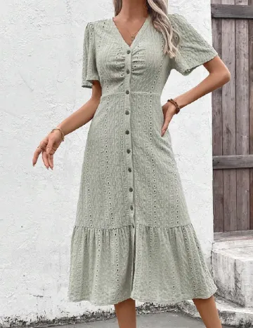 Rochie medie SHEIN, verde