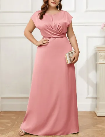 Rochie lunga SHEIN CURVE, roz