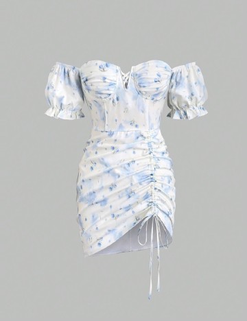 Rochie scurta SHEIN, alb