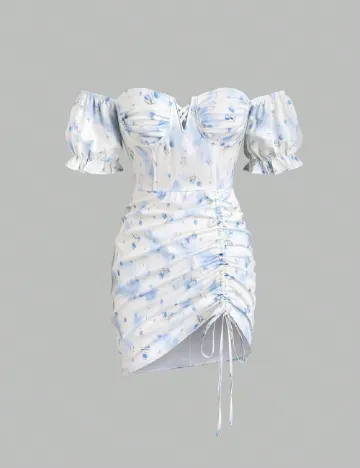 Rochie scurta SHEIN, alb