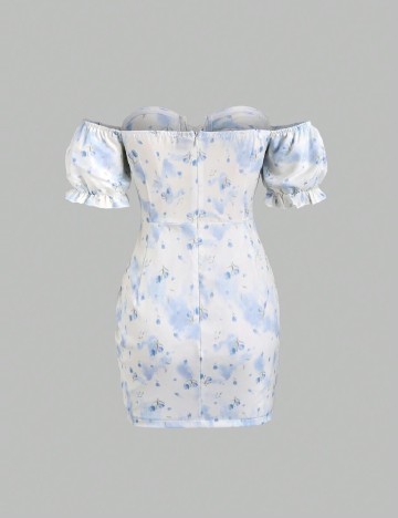 Rochie scurta SHEIN, alb