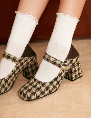 Pantofi SHEIN, maro deschis