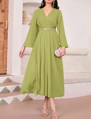Rochie lunga SHEIN, verde