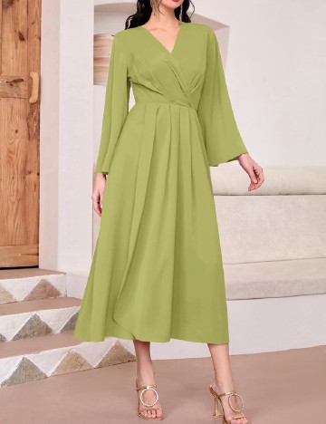 Rochie lunga SHEIN, verde