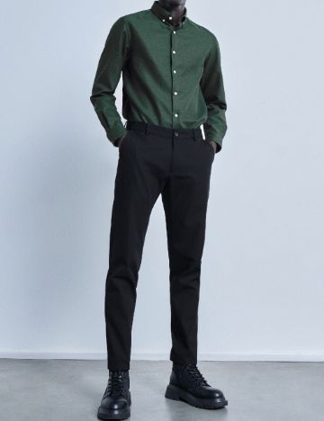 Pantaloni Reserved, negru