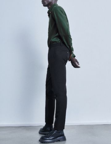Pantaloni Reserved, negru
