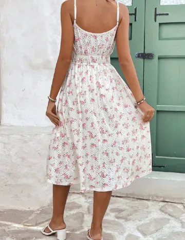 Rochie medie SHEIN, ecru