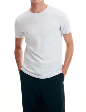 Tricou Reserved, alb